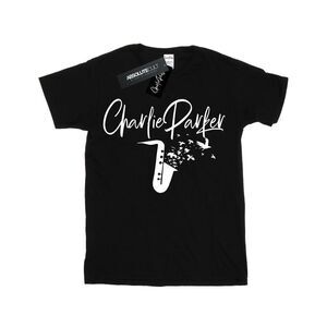 Charlie Parker Mens Bird Sounds T-Shirt / Black